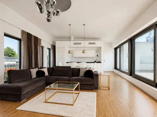 4-Zimmer-Penthouse mit ca. 40 m² Dachterrasse im Frankfurter Westend