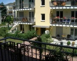 Blick vom Balkon
