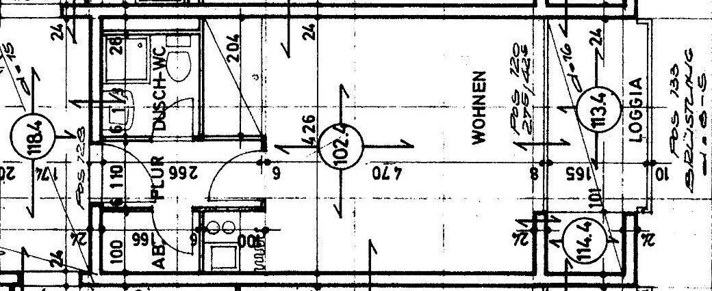 Grundriss (Abweichung, Küche ist im Wohnraum integriert)