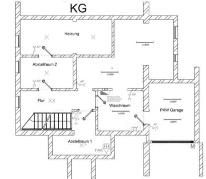 Grundriss Keller