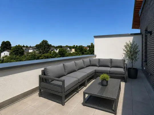 Zwei Dachterrassen, vier Zimmer, ein besonderes Zuhause