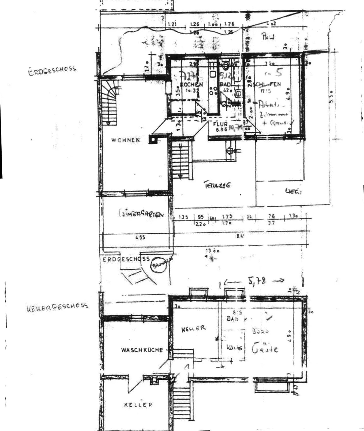 Grundriss EG/Keller