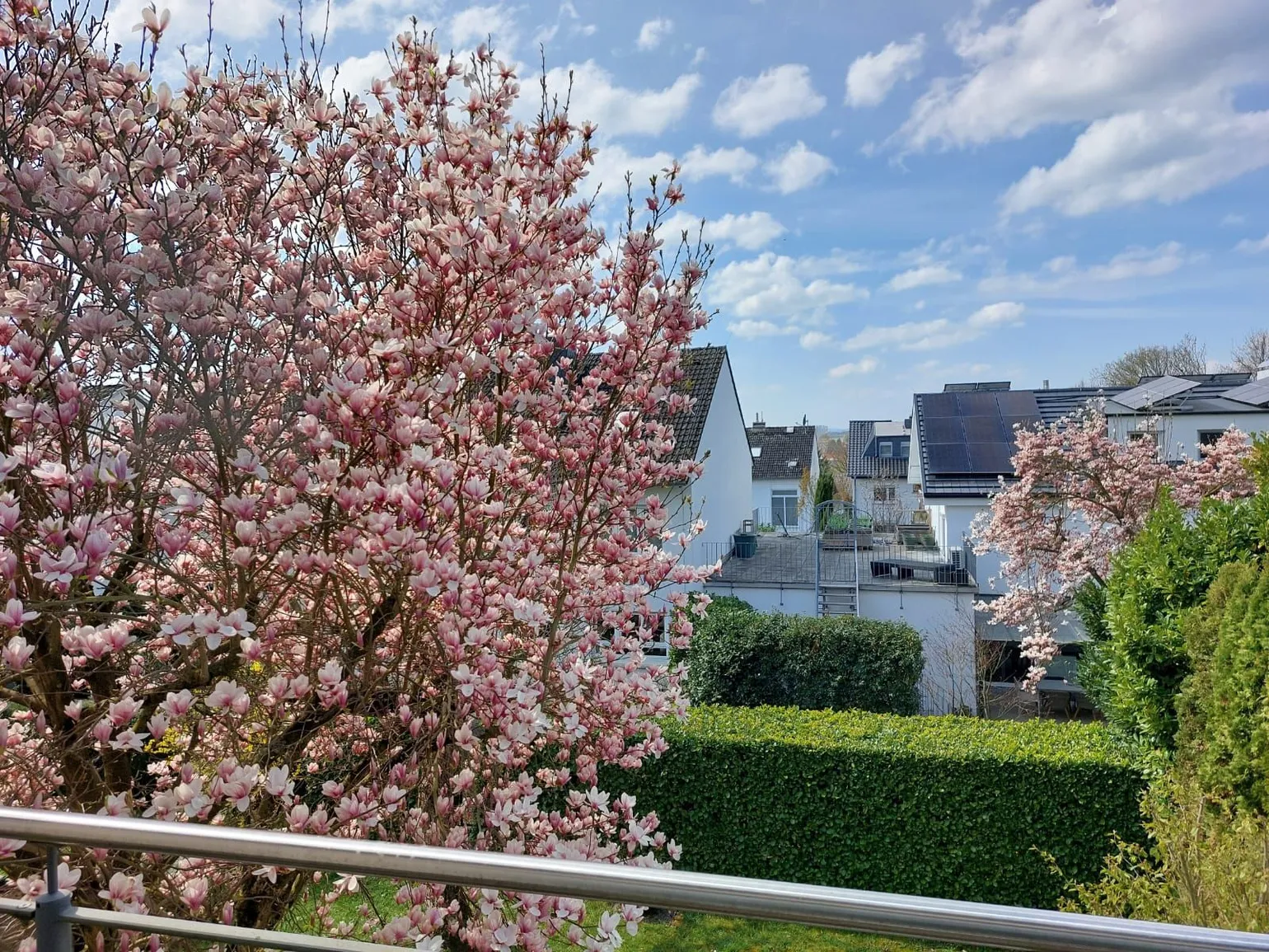 Blick aus dem Obergeschoss