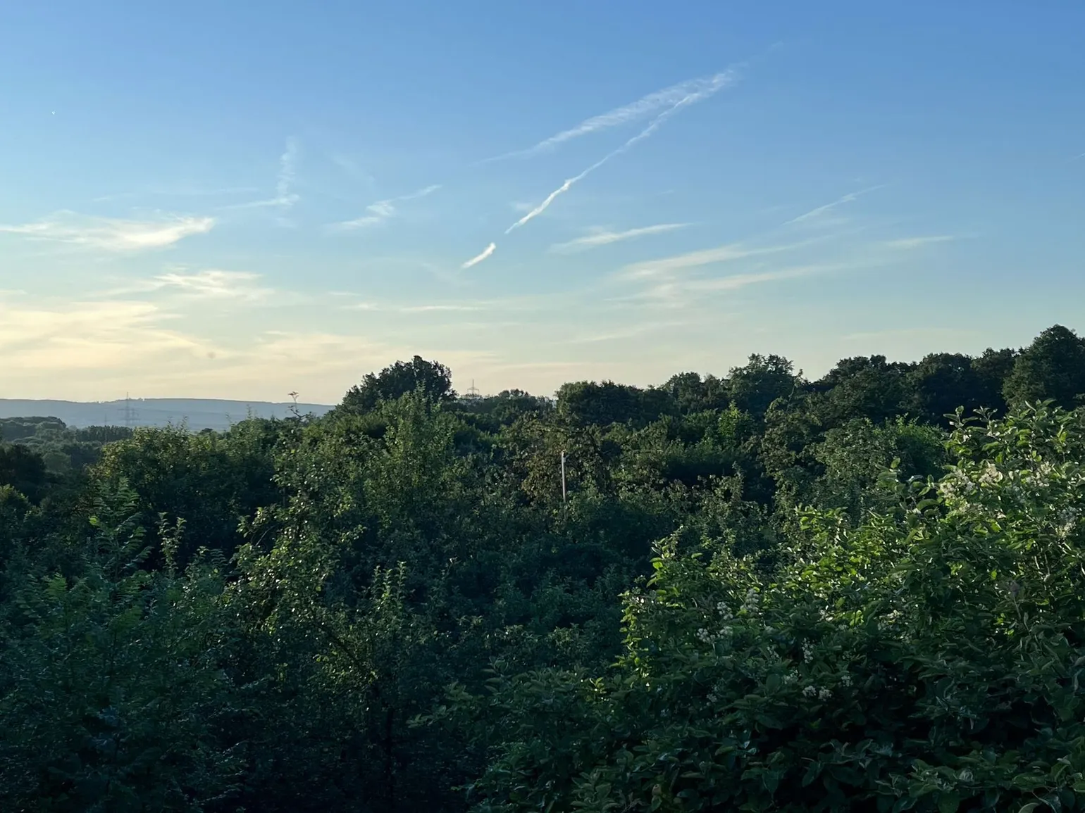 Blick aus dem Obergeschoss