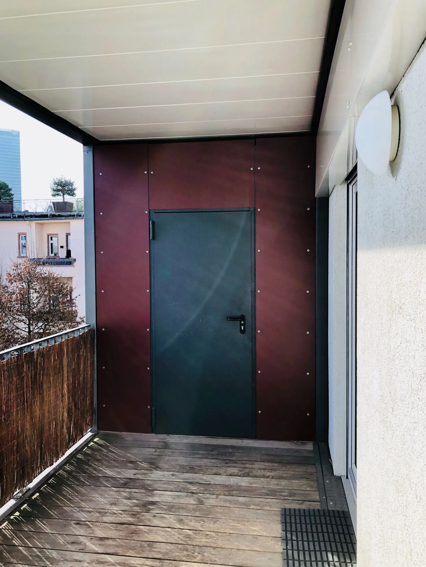 Balkon Abstellraum