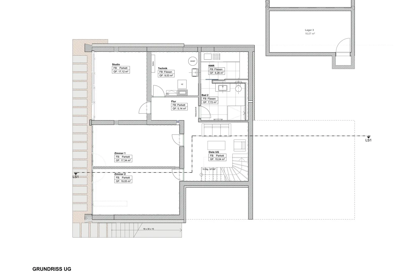 Grundriss UG