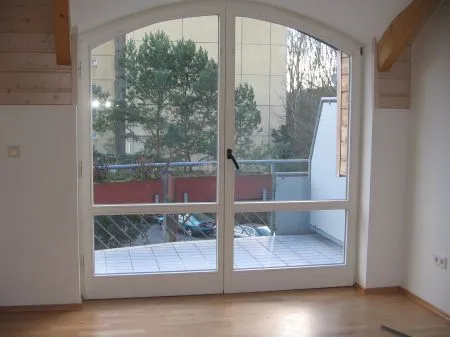 Blick auf den Balkon