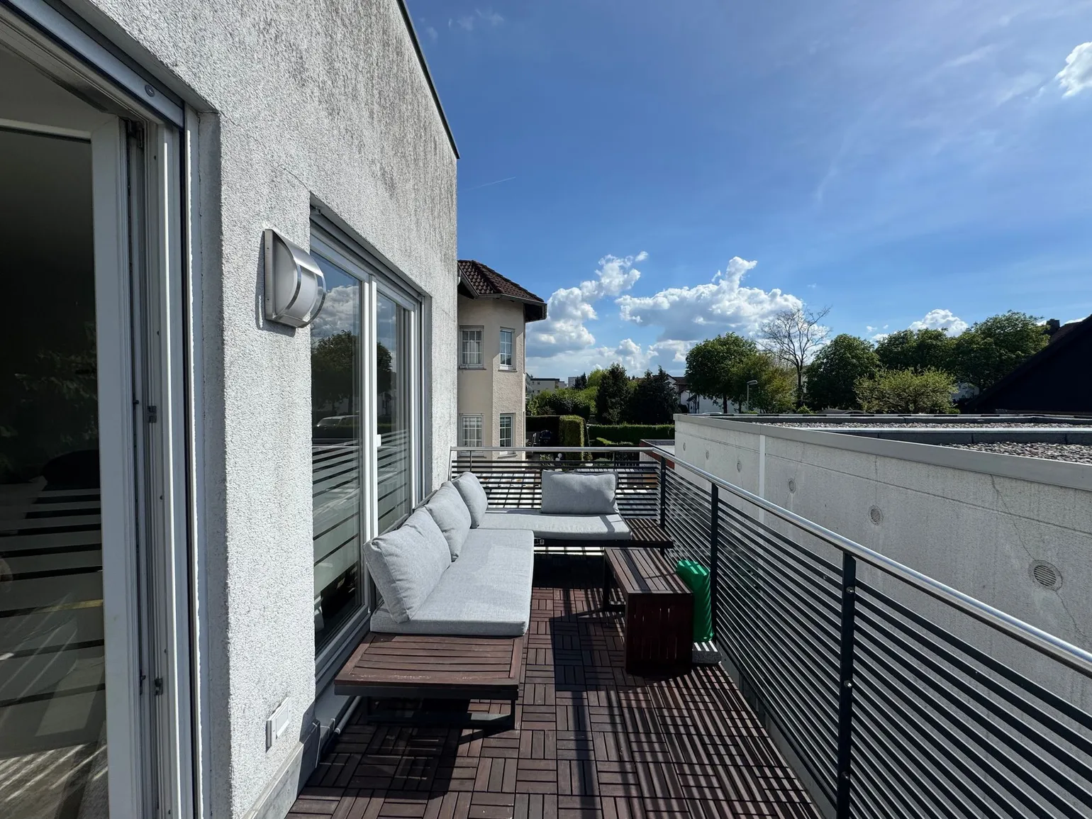 Balkon mit Südausrichtung