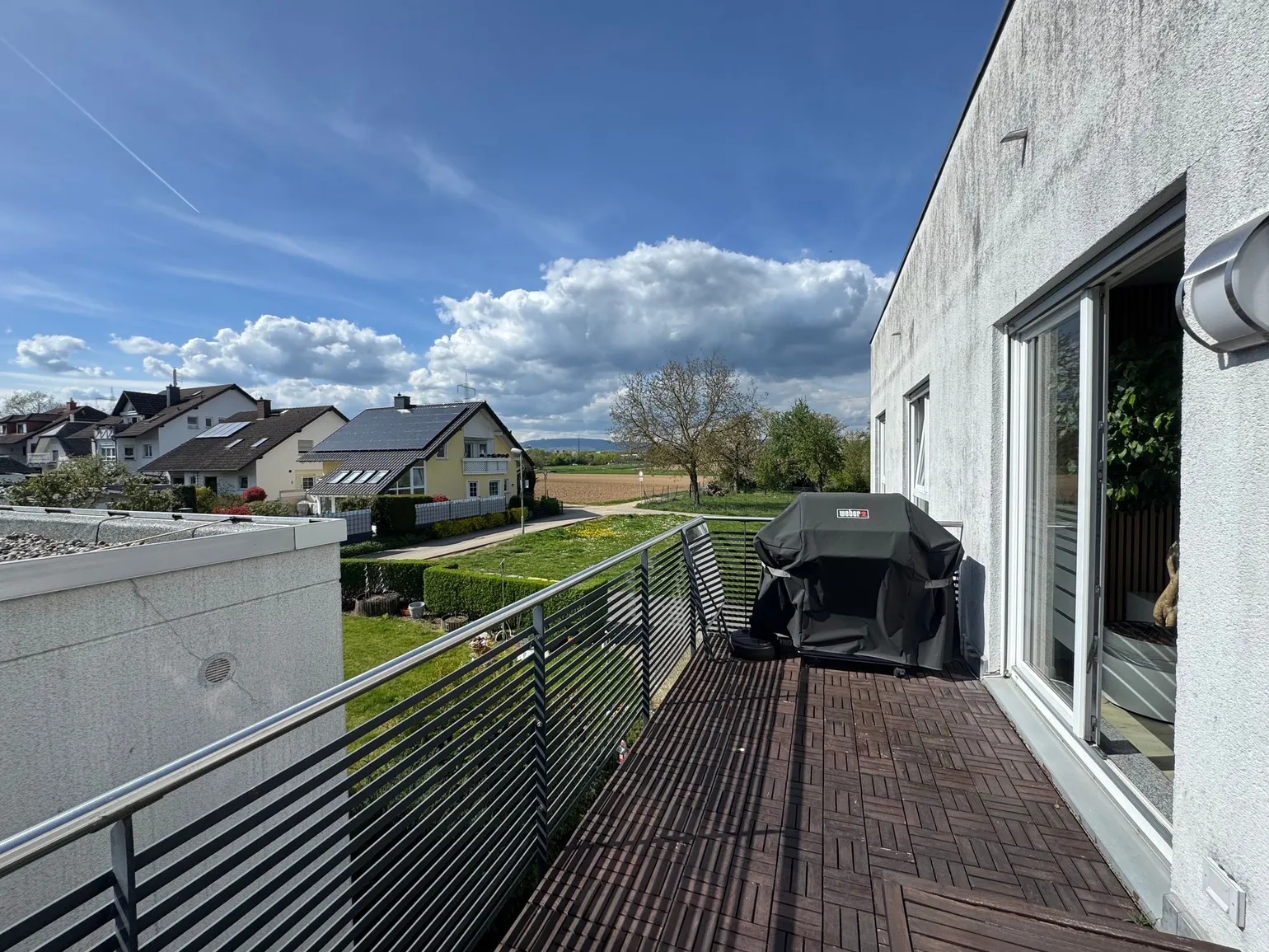 Balkon mit Südausrichtung