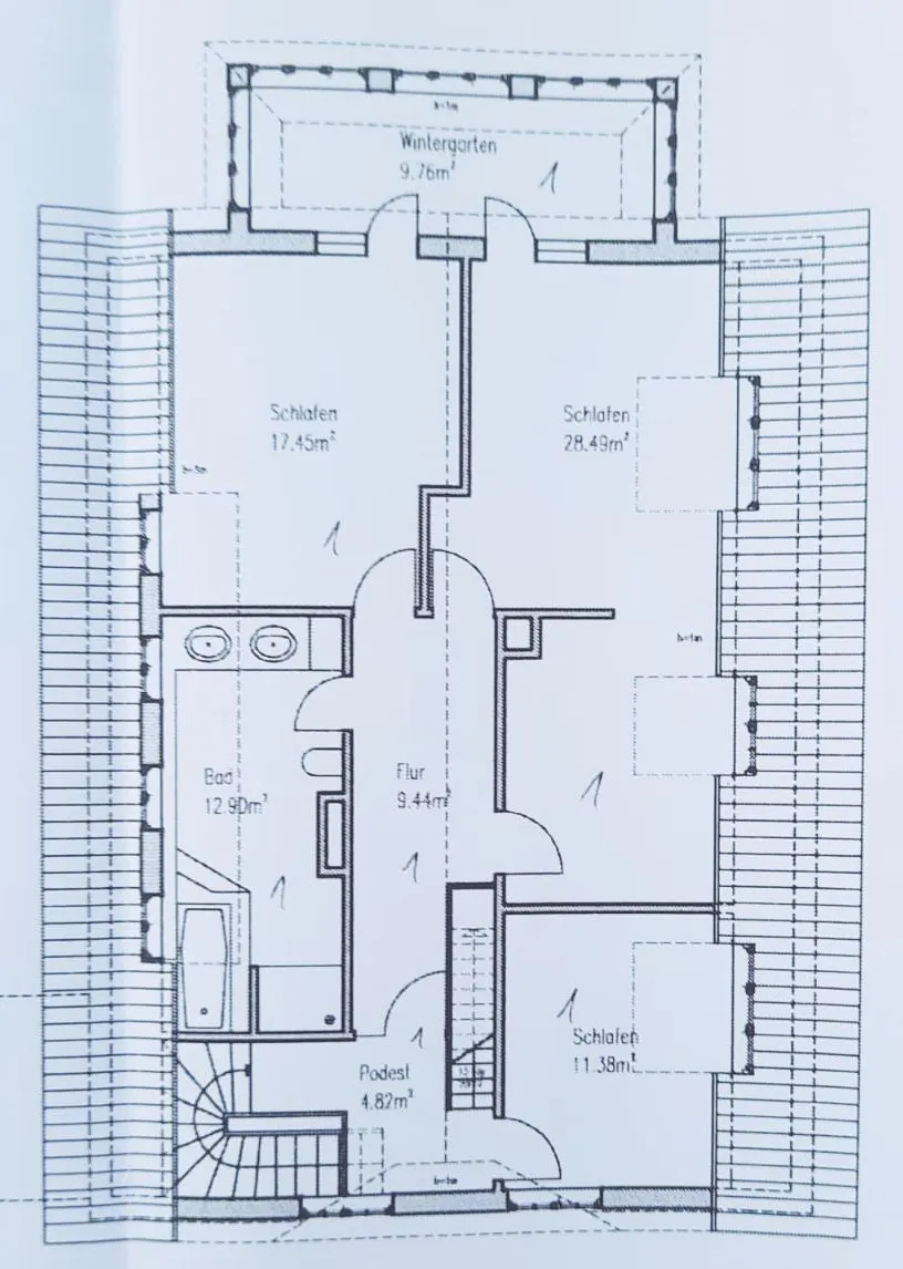 Grundriss Haupthaus OG