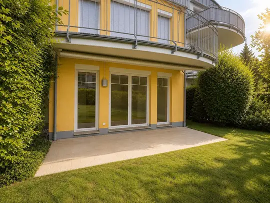 Attraktive Gartenwohnung mit TG-Stellplatz in begehrter Wohnlage