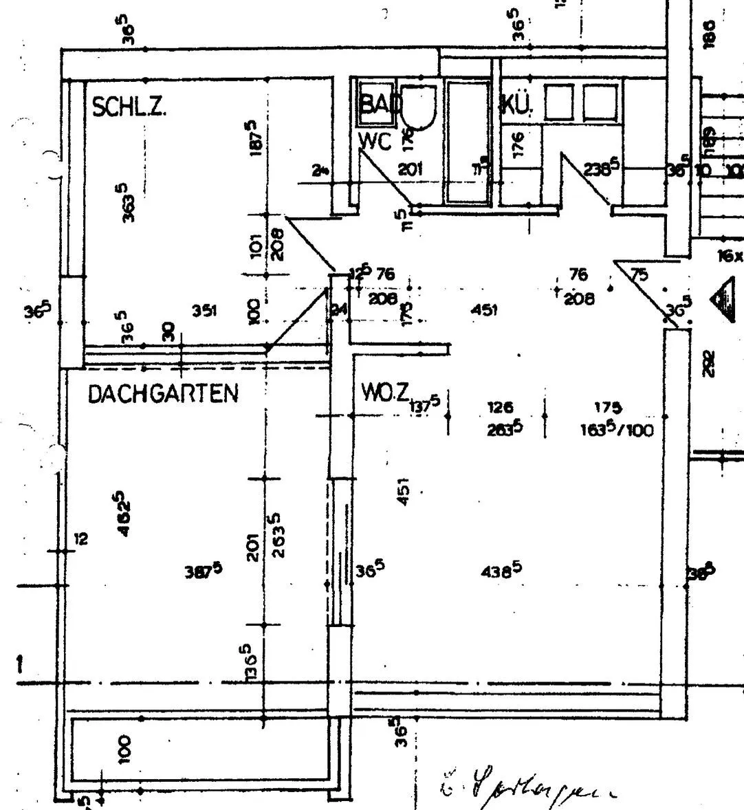 Grundriss Wohnung 2